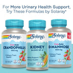 SOLARAY CranActin Cranberry Extract 400 mg - Cranberry Supplements for Women and Men - Bladder and Urinary Tract Health Support with Vitamin C - Vegan, 60-Day Guarantee, 120 Servings, 120 VegCaps