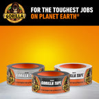 GORILLA Duct Tape, Heavy Duty and Weather Resistant, Black, 1.88" x 35 yd