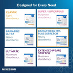 McKesson Ultra Plus Stretch Briefs, [20 Count], XXL/3XL, 58-77 in. Incontinence Adult Diapers, Heavy Absorbency, Unisex, Disposable, Elastic Leg Gathers and Contoured Fit for Men and Women