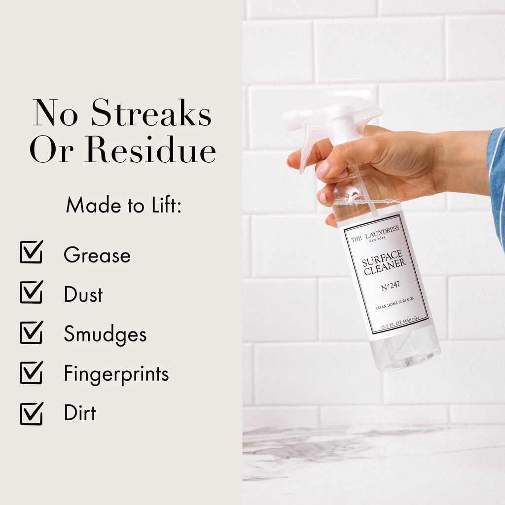 The Laundress Surface Cleaner, No. 247 Scented; Safe for Granite, Marble, Porcelain, & Wood; Bio-Based Ingredients; 15.5 Fl OZ