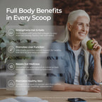 Livingood Daily Collagen Powder for Women & Men, Grass Fed Hydrolyzed Collagen Peptides, Protein & Multivitamins for Healthy Hair, Skin & Nails, Keto & Paleo, Gluten Free, Chocolate, 30 Servings