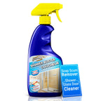 SURF PRO Shower Glass Door Cleaner – Shower Buster Spray for Soap Scum & Hard Water Stains – No Scrub Bathroom Cleaner for Glass, Tile, Chrome, Ceramic, RV and Septic Safe (500ml / 16.9oz)