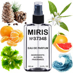 MIRIS No. 37348, Inspired by Aqua Pour Homme Marine, Long-Lasting Eau de Parfum for Men, Spray 3.4 Fl Oz / 100 ml