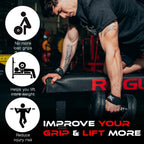 BEAST RAGE Lifting Wrist Straps for Weightlifting, Straps Gym Grip Power Workouts Lifting Straps Padded Cotton Men Women Wrap Lift, Deadlift Bodybuilding Weight Lifting Exercise Straps (Basic)