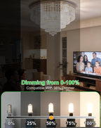 BAOMING G9 LED Bulb Dimmable 4W 4000K Neutral White 5 Pack