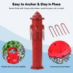 CaliDecor Fire Hydrant for Dogs to Pee On 24" Dog Fire Hydrant Pee Post