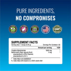 Approved Science Creatine Monohydrate Powder – with BioPerine – Supports Strength, Lean Muscle & Recovery – 5 g Per Serving – Unflavored Creatine Powder – Non-GMO, Vegan – 120 Servings (Pack of 2)