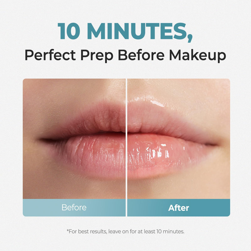 Laka Soothing Prep Lip Mask, 10ml/0.33 fl.oz, Cooling Peel-Off Lip Mask, Gentle Daily Exfoliator for Lips, Hygienic & Easy Application, Daily Lip Care, K-Beauty