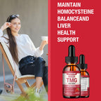 lickshine 1 Packs 2000MG TMG Suupplements Liquid Drops - Trimethylglycine, Ginkgo Biloba, Rhodiola Rosea & Vitamins B, High Absorption, Brain Function - Strawberry Flavor 2 Fl.Oz
