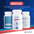 Clinical Effects Berberine HCL - Pure Berberine 1200mg - Liver Support - Vegan Supplement - 3 Pack - Made in the USA