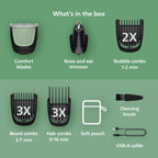 Philips Norelco All-in-One 3000 13-in-1 Trimmer, Face & Hair, Comfort Tips