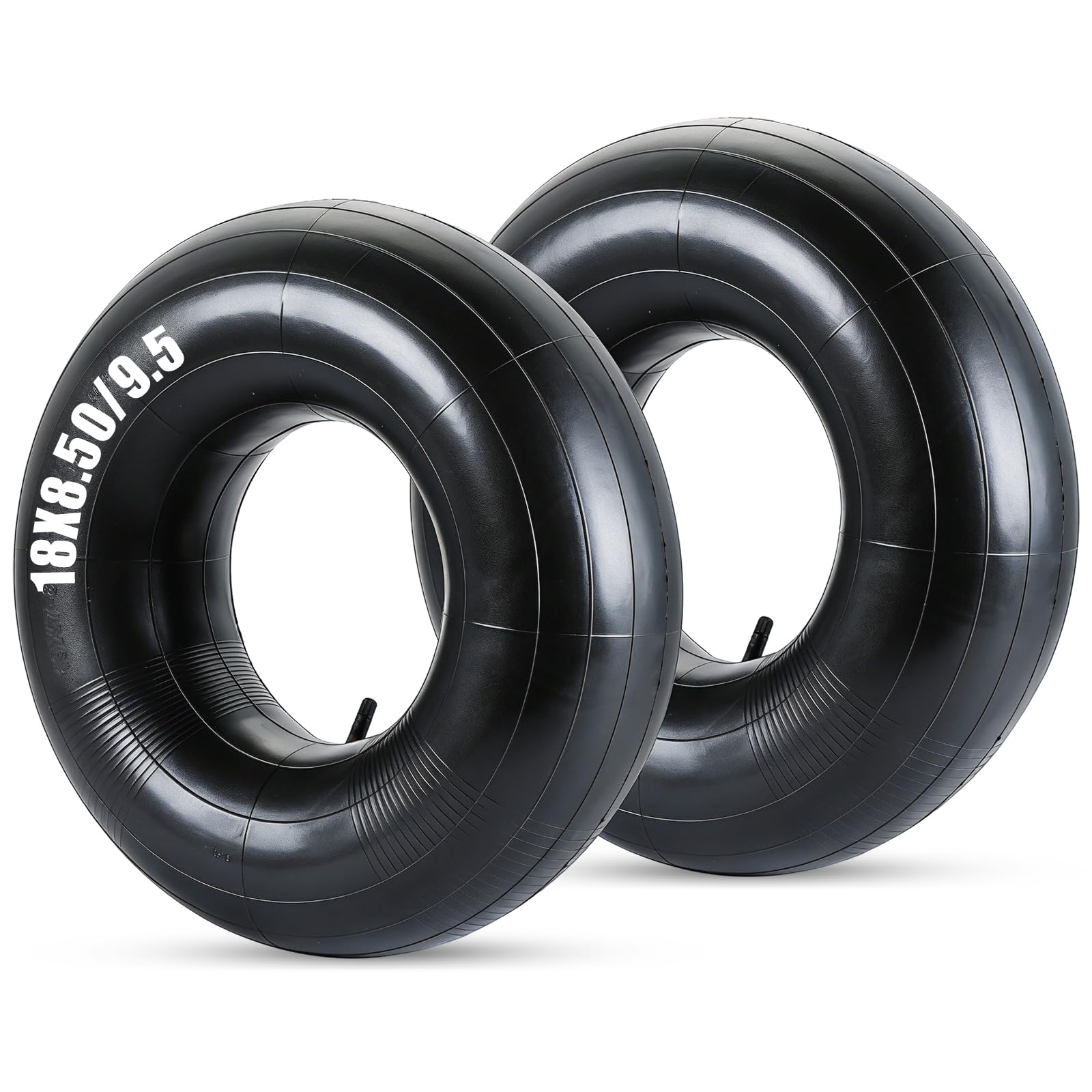 FLKQC 2Pcs 18X8.50/9.50-8 Inner Tubes with TR-13 Valve Stem