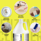GELEAN Multi-Purpose Probiotic Enzyme Cleaner, (128 oz, Citrus) - Pet Stain and Odor Remover - Concentrated - Professional & Home Strength Drains, Floors, Bathrooms, Toilets Trash Can, Made in USA