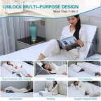 SJFFDP Wedges for Bed Positioning, 3PCS Bed Wedges & Body Positioners for Bed Sores, Side Sleeping, Back Support, After Surgery, Bedsore Pressure Relief, Positioning Wedge for Elderly & Adults