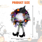 SHAVINGFUN Halloween Wreath-Halloween Wreaths for Front Door
