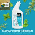 Better Life Toilet Bowl Cleaner, Plant-based, Stain & Odor Remover, Tea Tree & Peppermint Scent Cleaning Gel, Liquid Bathroom Cleaners for Household, 24 Oz, Pack of 2