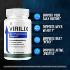 Virilix Capsules - Virilix Advanced Support Formula Pills All Natural Ingredients Maximum Strength, Daily Premium Vitamins for Overall Health & Wellness Reviews, 60 Capsules for 1 Month