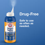 Simply Saline Extra Strength for Severe Congestion Relief Nasal Mist: 4.6oz 24-Pack