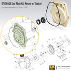 Bzcovac 074564 Seal Plate Kit Compatible with Pentair Whisperflo & Intelliflo Pool Pumps, Includes PS-1000 & Seal Plate Gasket, Replaces 25357-300-000 V20-208