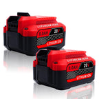Cheerlark Upgrade 2-Pack 20V 8.0Ah Replacement for Craftsman 20V Battery V20 Lithium ion Batteries Compatible with CMCB205 CMCB204 CMCB206 CMCB202 CMCB201 20V Cordless Power Tools