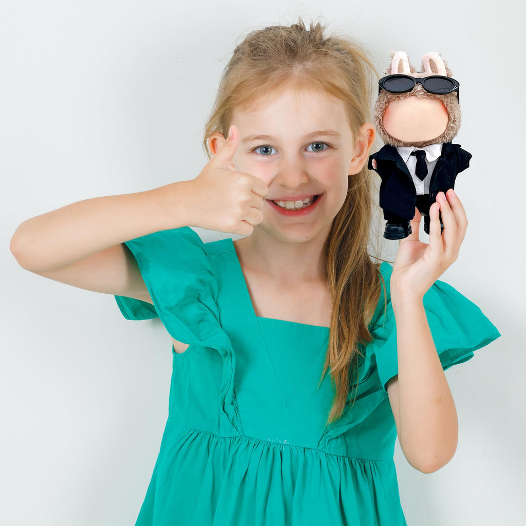 GerdfeiTawtab Clothes Fit for 17CM Doll, Fashion Doll Clothes Outfit Set Cute Theme Designer Toys Dress Accessories for Collector Fans Display (Suit Sunnies)