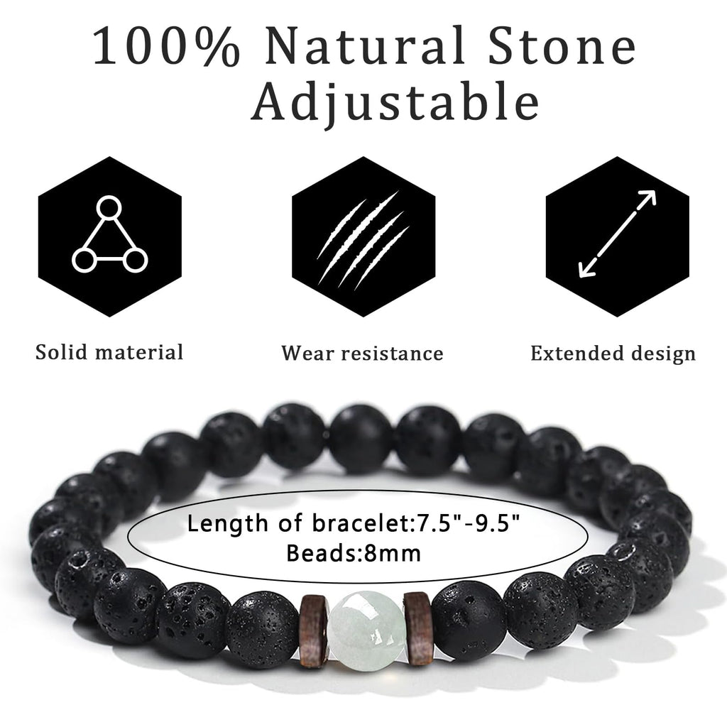 TOLOWOBK Sobriety Gifts for Men Women Sober Anniversary Month & Year NA Recovery Addiction Gifts Alcoholics Anonymous Milestone AA Cards Beaded Bracelets Valentines Day Easter Christmas Gifts for Him