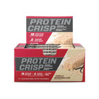 BSN Protein Crisp Bar, Vanilla Marshmallow, 18 Gram Protein Snack Bars with Whey and Fiber, Gluten-Free Crunchy Energy Bars for Workout, Fitness, On-the-Go, 12 Count