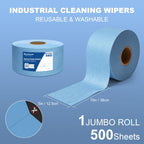 Synvicovan Heavy Duty Cloths, Extra Absorbent Towels Jumbo Roll,Blue