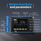 FNIRSI DSO152 Handheld Oscilloscope - 2.8" TFT Digital Oscilloscope Kit 200KHz Bandwidth 2.5MS/s High Sampling Rate Portable Pocket Oscilloscope, Trigger Function Auto/Nomal/Single