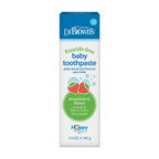 Dr. Brown’s Fluoride-Free Baby Toothpaste, Infant & Toddler Oral Care, Strawberry, 1-Pack, 1.4oz/40g, 0-3 Years