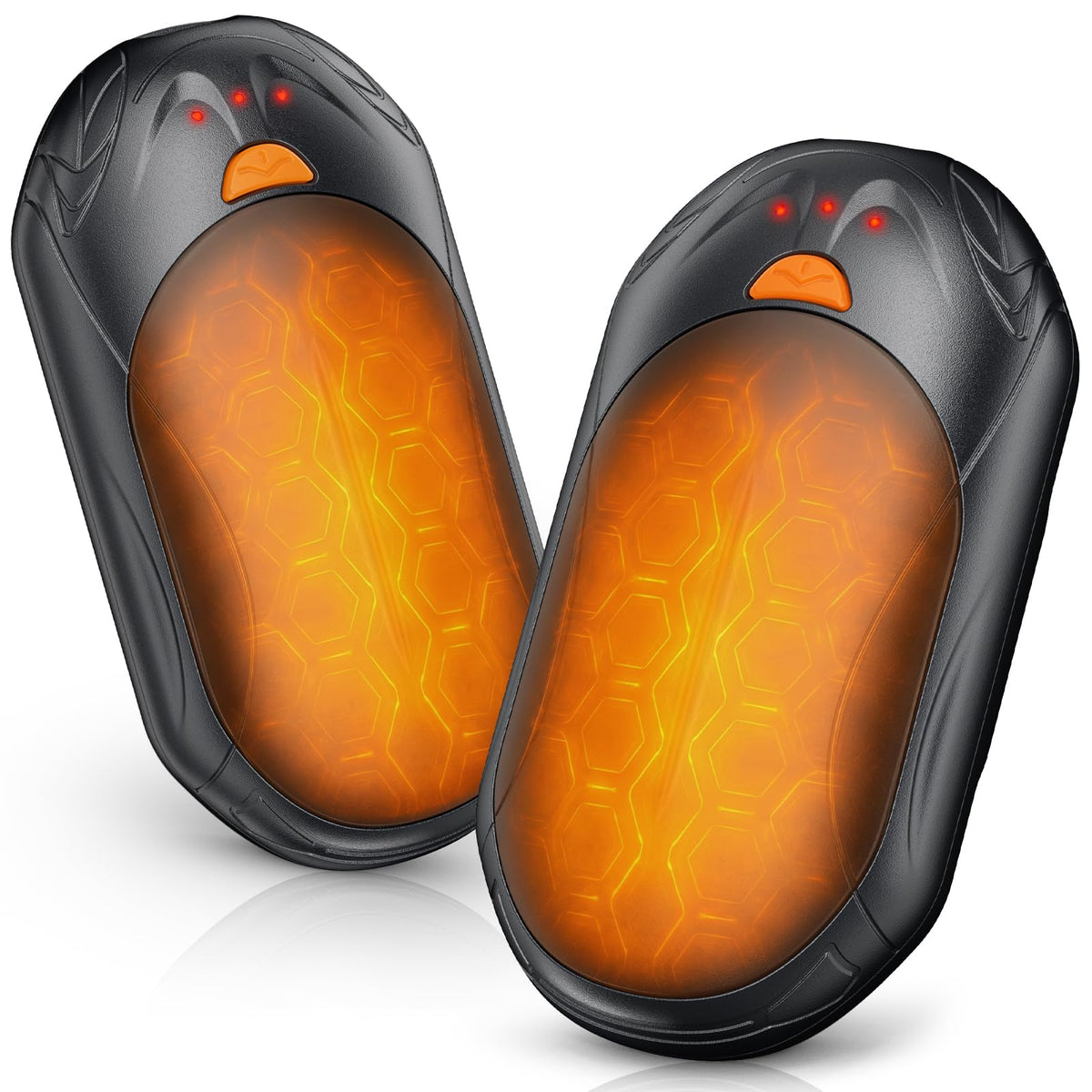 POMPONGO Hand Warmers,20H Heat,Rechargeable, Heat On Demand, 2 Pack