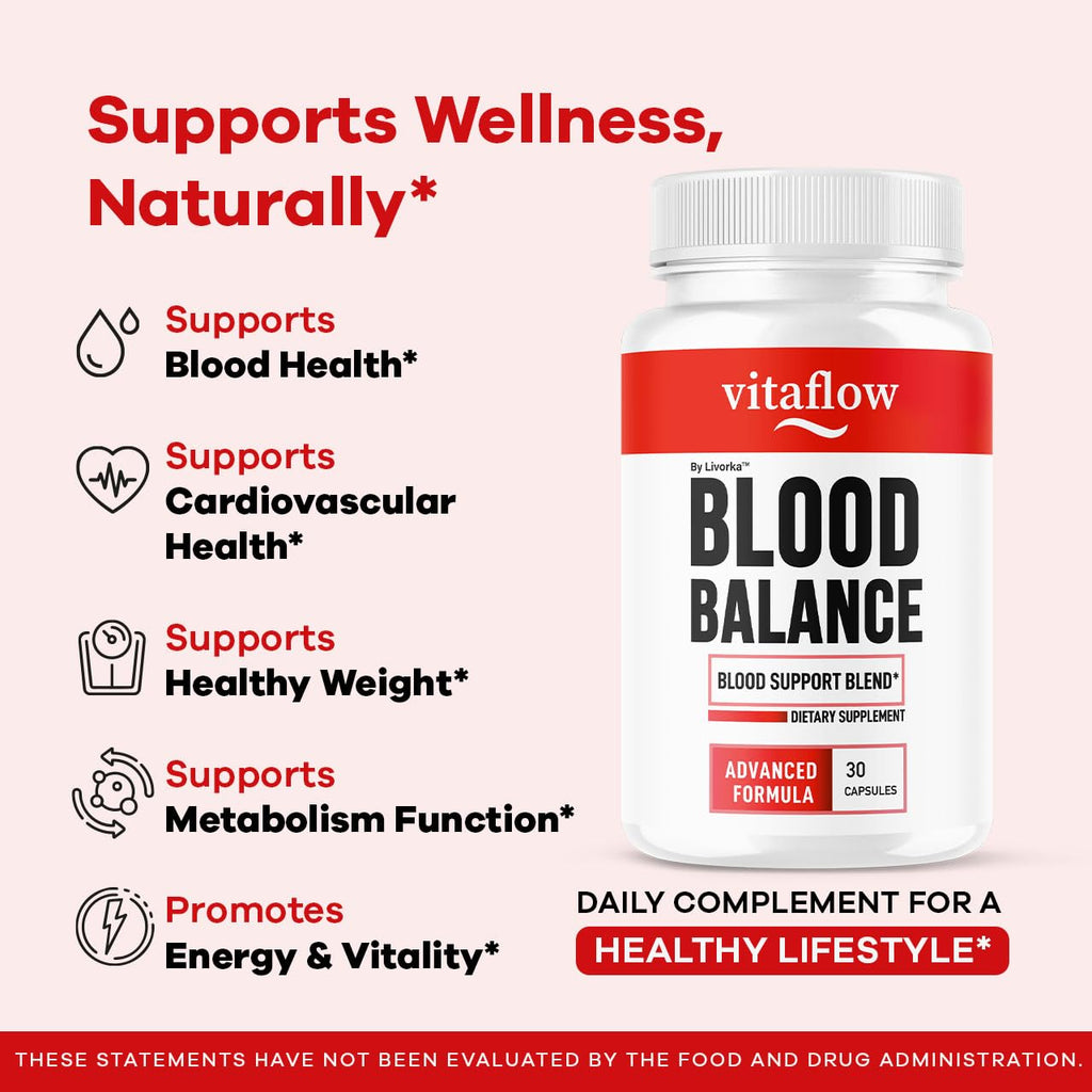 (3 Pack) VitaFlow Capsules - Official Balance Supplement Support Capsule, Vitaflow All Natural Premium Advanced Formula, Vita Flow Pills Balance Support, 90 Capsules for 3 Months