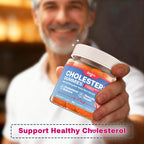 Zetelixia Cholesterol Lowering Supplements Gummies, Cholesterol Gummies with Plant Sterols & Stanols, Red Yeast Rice, Lower Cholesterol Naturally – Vegan, Non-GMO, Mixed Berry Flavor, 90Ct
