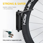 monTEK Swivel Bike Wall Mount – Garage Bike Hanger & Space-Saving Vertical Bike Rack for Garage & Apartment, Sturdy Bike Storage Hook Holds up to 66 lbs, Easy Installation & Scratch-Proof Design
