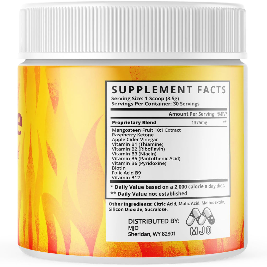 Burntide Powder, Official Burn Tide Powder Mixture with All Natural Ingredients, Advanced Weight & Wellness Support Supplement, Max Strength Healthy Lifestyle Vitamins for Women and Men (30 Servings)