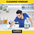 HARRIS Cleaning Vinegar All Purpose Household Surface Cleaner, 128oz (Eucalyptus) with Easy Pour Funnel Included