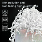 Corlcol 2LB Crinkle paper Shred Paper Filler For Gift Box Basket Bags On Holiday(White).