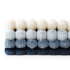 MIULEE Faux Fur Plush Decorative Throw Pillow Covers 18x18, Navy Blue