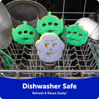 Scrub Daddy Scrub Mommy Toy Story Rocket Ship FlexTexture + ResoFoam Cleaning Sponges - Non-Scratch Sponges for Everyday Cleaning - Kitchen, Bathroom & Outdoor - Kitchen Sponges for Dishes (4 Count)