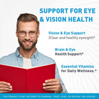 (3 Pack) RetiClear Capsules - Official Eye Health Support Pills, All Natural RetiClear Advanced Supplement Vitamins for Overall Wellness & Support Health Reviews, 180 Capsules for 3 Months