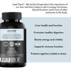 Fixxr Liver by Dr. Amie | Liver Support Supplement | Supports Liver, Digestion, Immune System, and Boosts Energy & Vitality | 30 Day Supply, 60 Capsules