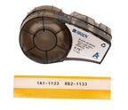 Brady Authentic (M21-750-427) Self-Laminating Wire Wrap for Control and Electrical Panels, Datacom Cable, Black on White- For M210, M210-LAB, M211, BMP21-PLUS and BMP21-LAB Printers, .75" W, 14' L
