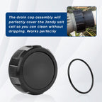 ArrogantF R0523000 Drain Cap Assembly Replacement for Zodiac Jandy DEV、CV and CL Series Pool Filter and Salt Cell/Spa DE/Cartridge Filters Drain Cap (2 Pack)