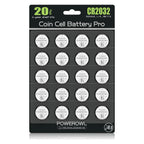 POWEROWL High Capacity CR2032 Battery (20-Pack) 3v Lithium Batteries, Leak-Free, Long Lasting Cr 2032