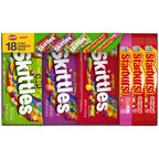 SKITTLES & STARBURST Assorted Candy Variety Pack Bulk Box 18 Count 37.05 oz