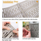 Aulock 10pcs Plastic Tree Trunk Protectors, Easy Flexible Guards