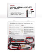 25-Piece Silicone Multimeter Test Lead & Back Probe Kit - Premium Modular Volt Meter Probes with Alligator Clips, 40 in Leads for Automotive Multi Meter Digital & Ohm Meter
