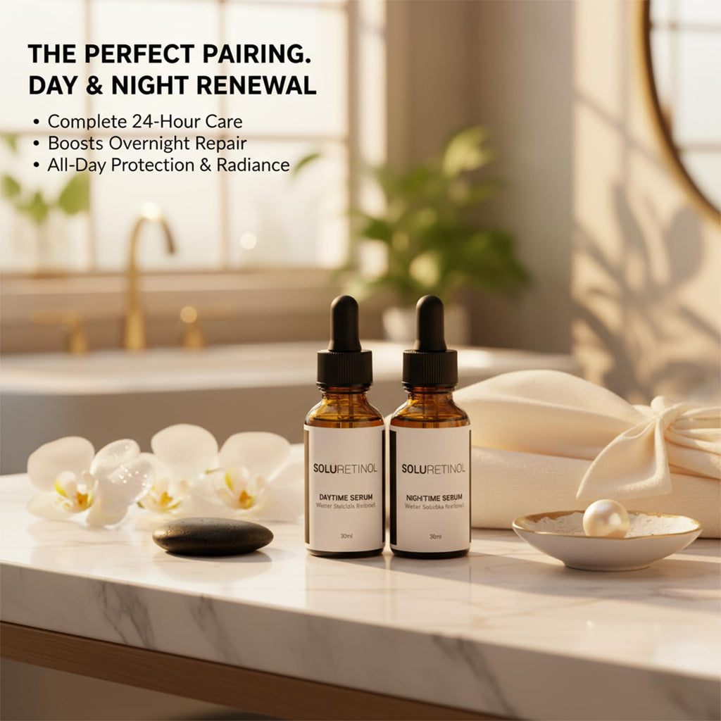 Soluretinol Advanced Wrinkle Serum,Skin Renewing Day And Night System