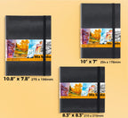 Ohuhu 8.3"x8.3" Mix Media Pad Art Sketchbook 78 Sheets for Painting Drawing