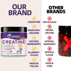 Crasye Creatine Gummies for Kids and Teens with Vitamin B12